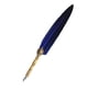 thumbnail image 5 of Pluma Bling Bling Exquisita vintage Elegante de acero inoxidable escritura suave azul, 5 of 12