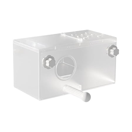 Bird Cage Nesting Box House Transparent PET Easy Cleaning for Parakeets Finches Lovebirds Indoor Breeding