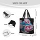thumbnail image 3 of Easygdp Blue Lipped Pit Viper And Three Pink Roses Bolsa Tote para Mujer, Bolso de Hombro para Trabajo, Playa, Viajes, Compras y Supermercado, 3 of 7
