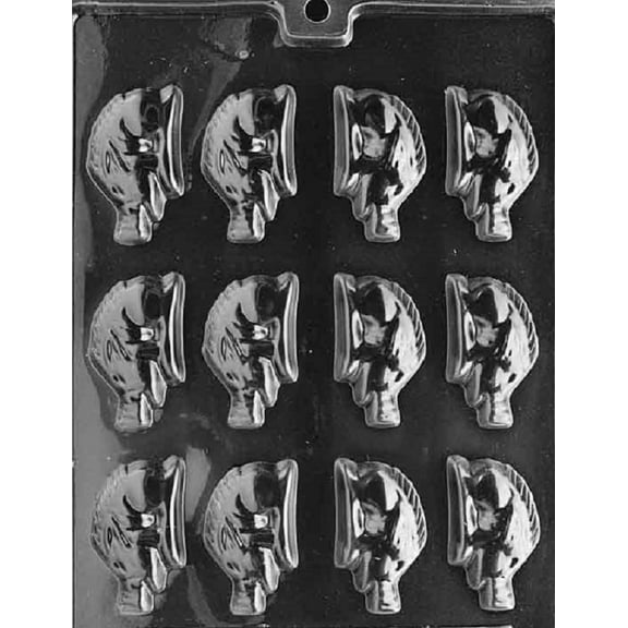 Grandmama's Goodies A103 Boar Razorback Pig Chocolate Candy Soap Mold with Exclusive Molding Instructions