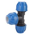 thumbnail image 3 of Peahefy Tee Connector,PE Plastic Water Pipe Fitting Accessories 32mm Tee Connector for Pipe Connection,Water Pipe Connection, 3 of 8