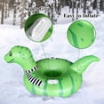 thumbnail image 3 of Snow Tube, Thicken Inflatable Snow Tube Sled with Secure Handles, Fun Winter Toy for Kids and Adults, 3 of 7