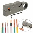 thumbnail image 1 of 2pcs Rotary Coax Coax Cable Stripper Cutter Tool for RG58 RG59/62 RG6 Wire Stripper, 1 of 5