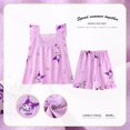 thumbnail image 3 of Sanrio My Melody Cinnamoroll Kuromi Summer Thin Girls Pajamas Set Anime Kawaii Girl Modal Suspenders Home Service Two-Piece Suit, 3 of 5