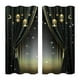 thumbnail image 4 of Cortinas de Ramadán, decoración de Ramadán, 2 paneles, elegantes cortinas decorativas con estrellas para sala de estar interior. Estilo B, 4 of 8