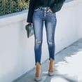 thumbnail image 1 of WILLBEST Jeans Mujer Pantalones Vaqueros Clásicos de Cintura Media para Mujer, Casuales, Cómodos y Elásticos Con Bolsillos para Uso Diario. Grande, 1 of 6