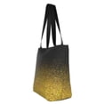 thumbnail image 2 of Kll Tote Bag For Women Gold Glitter Gradient Print Shopping Grocery Reusable Bags For Office School Shopping Travel, 2 of 7