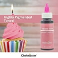 thumbnail image 4 of Chefmaster by US Cake Supply 2.3-Ounce Bakers Rose Liqua-Gel Cake Food Coloring, 4 of 7