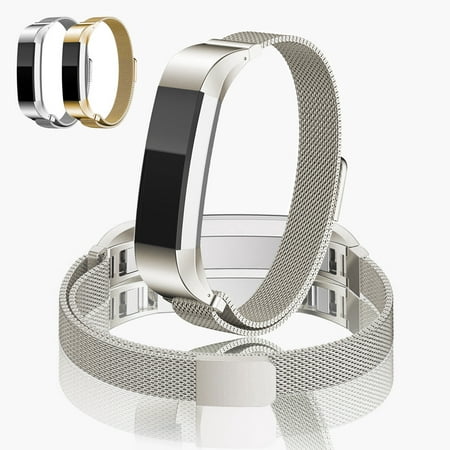 Milanese Magnetic Loop Stainless Steel Wrist Band Strap for Fitbit Alta HR