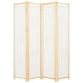 thumbnail image 3 of vidaXL Room Divider Folding Privacy Screen for Home Living Room Office Fabric, 3 of 14