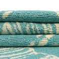 thumbnail image 6 of Unique Loom Outdoor Coastal Collection Area Rug - Bodrum (7' 10" Square Teal/Ivory), 6 of 9