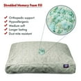 thumbnail image 2 of Majestic Pet | Charlie Shredded Memory Foam Rectangle Pet Bed For Dogs, Removable Cover, Beige Metallic, Medium, 2 of 5