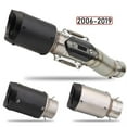 thumbnail image 4 of Motorcycle Exhaust System Slip OnExhaust Tip Baffle Pipe Middle Link Tube Parts For Yamaha YZF R6 2006-2019, 4 of 4