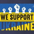thumbnail image 3 of CafePress - We Support Ukraine Long Sleeve T Shirt - Long Sleeve Dark T-Shirt, 3 of 4