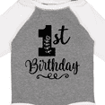 thumbnail image 4 of Inktastic 1st Birthday One Year Old Girls Girls Long Sleeve Baby Bodysuit, 4 of 5