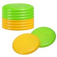 thumbnail image 1 of Uxcell Flying Disc Colorful Plastic Flying Disk Flyer for Outdoor Sports Training Playing Lawn Game Green/Yellow, 1 of 5