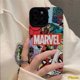 thumbnail image 2 of Funda De Dibujos Animados Anime M.ARVEL Compatible Para iPhone 11 14 13 12 Pro MAX 7Plus 8Plus XR X XS Marca De Moda V.ANS Textura De Cuero De Lujo A Prueba De Golpes Suave TPU Cubierta Trasera, 2 of 4