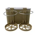 thumbnail image 1 of Caja de almacenamiento para reposabrazos de coche con portavasos, caja para bebidas y café amarillo beis, 1 of 8