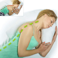 thumbnail image 3 of U Shape Side Sleeping Support Pillow with Removable Washable Cover Ear Hole Design Bed Rest Cushion for Side Sleepers, 3 of 5