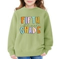thumbnail image 2 of YunPes Fifth Grade Back to School Pullovers for Girls Colorful Funny Print Preppy Sweatshirts 3-13 Years Kids Graphic Tee Crewneck Tops, 2 of 7