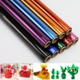 comerut 1 Roll 40CMx30M Cellophane Wrapping Paper Colorful Waterproof
