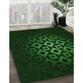 thumbnail image 2 of Ahgly Company Indoor Rectangle Patterned Green Area Rugs, 2' x 4', 2 of 6