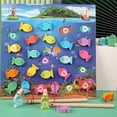 thumbnail image 3 of Juego educativo para niños Fishing Toys, rompecabezas 3D de madera magnética, 3 of 5