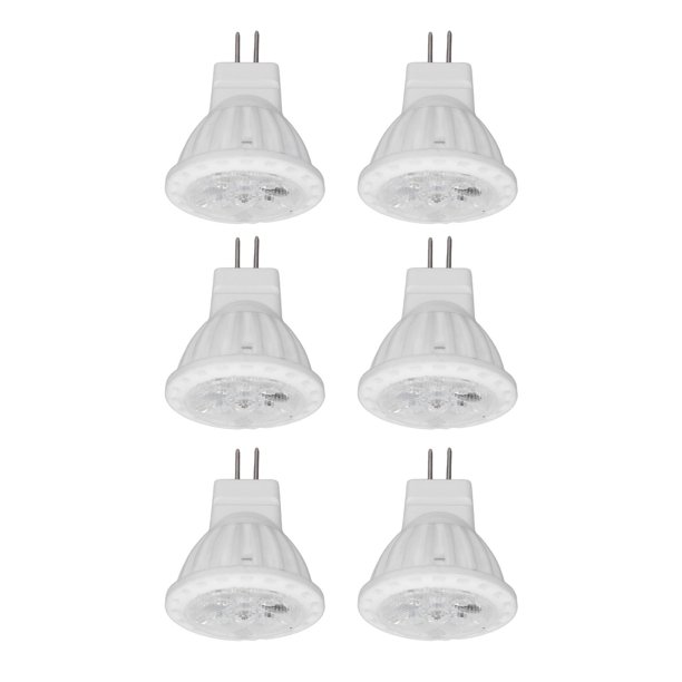 HRYSPN Bombillas LED MR11 GU4 De 2 W 12 V CA/CC, 24 V CC, 20 W De Reemplazo Halógeno, Blanco Cálido 3000 K (paquete De 4