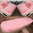 thumbnail image 3 of PPgejGEK 5 Sets Car Front Seat Cushion Soft Warm Faux Rabbit Winter Auto Seat Cover Plush Vehicle Seat Protector Pad with Non-Slip Backing Car Accessories Savings, 3 of 5