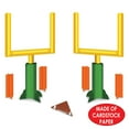 thumbnail image 2 of Beistle 2 Piece Game Day Goal Post Centerpieces Football Decorations Sports Party Supplies, 11", Green/Yellow/Orange/Brown/White, 2 of 7
