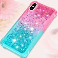 thumbnail image 5 of Funda para iPhone X/iPhone XS Transparente con Brillos Carcasa Protectora Antigolpes con Glitter Brillante, 5 of 5