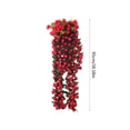 thumbnail image 3 of Glicina Artificial Flores Colgantes Enredaderas de Seda para Arco de Boda Pared Jardín Cerca Decoración Interior Exterior, Rojo, 95cm, 3 of 6