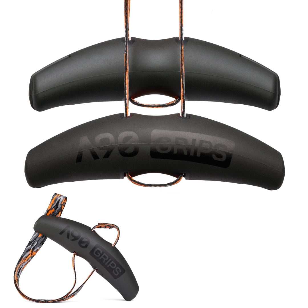 Angles90 Camo Gym Grips Ergonomic Training Handles Pair Nylon Adjustable Pull Up Row Handles