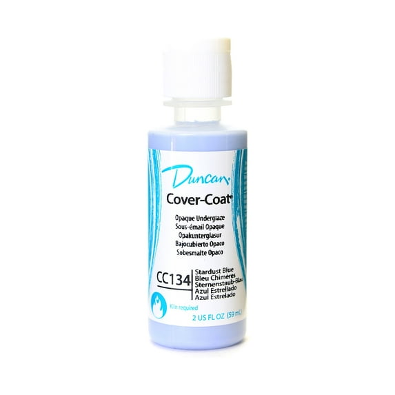 Cover-Coat Opaque Underglazes stardust blue, 2 oz. (pack of 4)