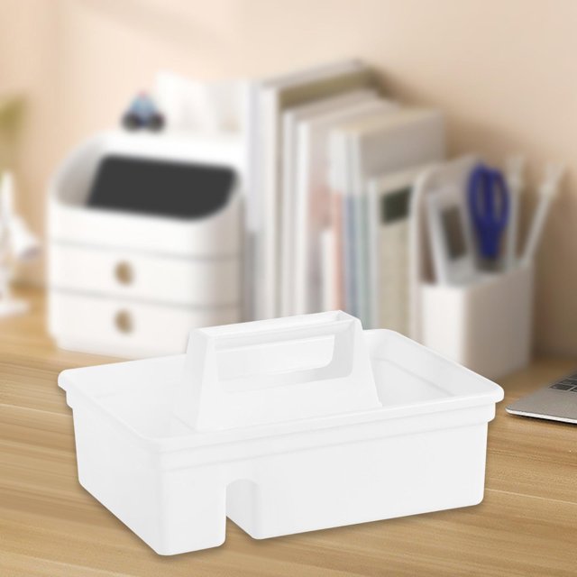 Caja de almacenamiento de artículos diversos de escritorio Cesta de almacenamiento de artículos diversos multifunciona organizador de baño de L BLESIY Estuche de almacenamiento