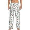 thumbnail image 2 of Lsque Milk Tea Print Men's Pajama Pants, Lounge Pant - Comfortable Home Wear,Elastic Waistband, Stylish Design-X-Large, 2 of 9