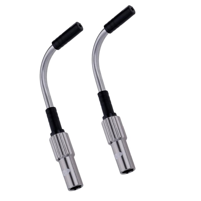 2Pcs Cable De Frenado Tubo Flexible Línea De Alambre Aleación De Aluminio Soportes Adaptadores Pinza Con Tornillos s shamjiam Cables de freno de bicicleta V