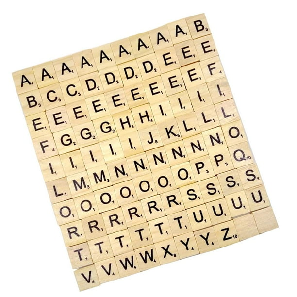 100 Piezas de Rompecabezas de con Letras Negras Y Números para Eso