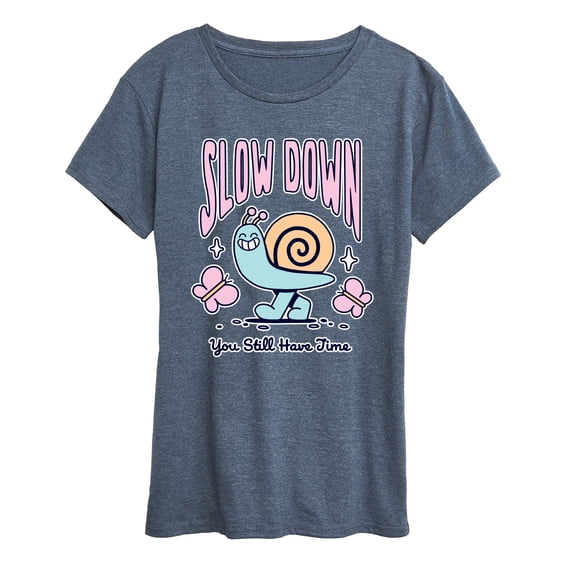 Instant Message - Slow Down Still Have Time - Women's Short Sleeve Graphic T-Shirt