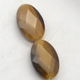 thumbnail image 5 of Exotic Perfectly Faceted Tigereye Half-Strand | 24x15x7 | Golden | Oval | 8 bds|, 5 of 9