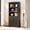 Dark Oak, variant on 5 Tier Bookshelf with Cabinet & Doors, 68.7" Tall Farmhouse Bookshelf, 3 Open Shelves & 2 Storage Cabinets, Wooden Bookcase for Living Room, Home Office, Bedroom, Gray