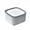 Square-Blue, variant on Desktop Trash Can Office Table Pressing Type Waste Bin Plastic Waste Bin Home Garbage Basket Sundry Barrel Small Storage Bucket