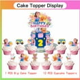 thumbnail image 3 of Ms Rachel Party Supplies Decor 13th Kit Balloons Birthday Cake Topper Banner Backdrop Decorations, 3 of 6