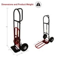 thumbnail image 6 of Milwaukee DC49515, 800 lbs Steel 20 in x 23 in x 50 in D-Handle Hand Truck, 6 of 7