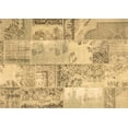 thumbnail image 1 of Ahgly Company Indoor Rectangle Patchwork Brown Transitional Area Rugs, 5' x 7', 1 of 4