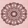 thumbnail image 1 of Ahgly Company Indoor Square Patterned Light Rose Pink Area Rugs, 8' Square, 1 of 6