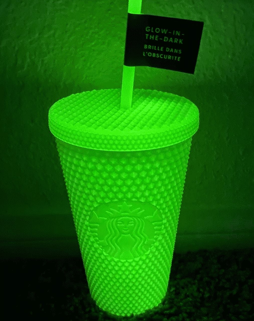 New Halloween Starbucks® Cold Cup Glow in the Dark w/Stickers 16oz
