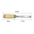 thumbnail image 2 of Labymos 12PCS Woodworking Carving Cutter Set Multi-function Woodworking Carving Cutters Household DIY Practical Woodworking Tool, 2 of 8