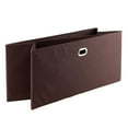 thumbnail image 2 of Winsome Wood Torino 3-Pc Foldable Fabric Basket Set, Large, Chocolate, 2 of 4
