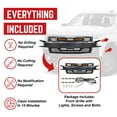 thumbnail image 4 of American Modified Grille d'Armure pour Chevy Silverado 1500 2019-2021, Noir Mat, 4 of 12
